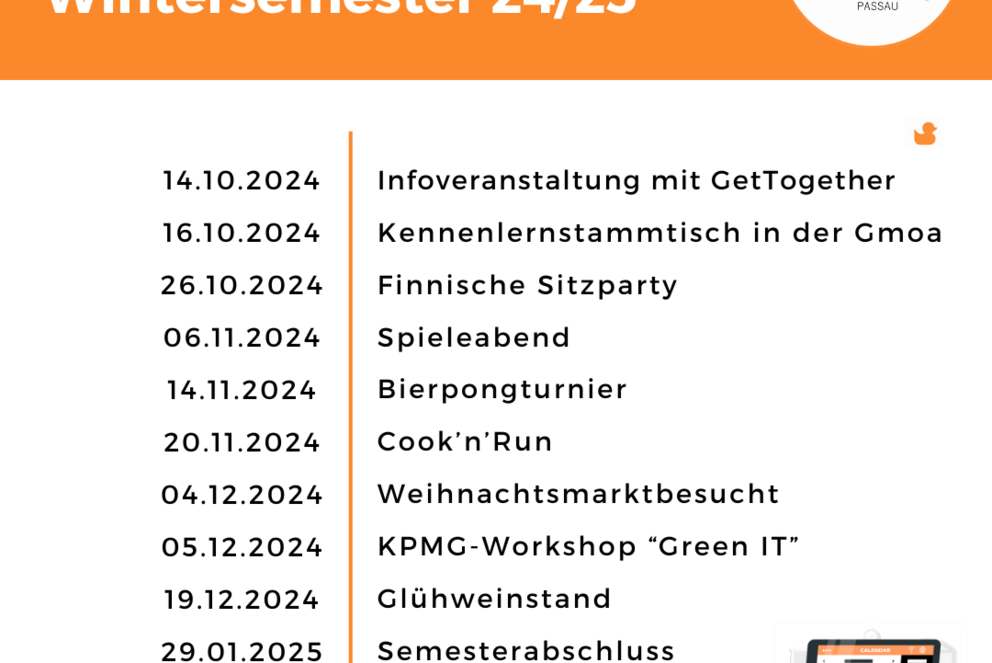 Semesterplan WS 24